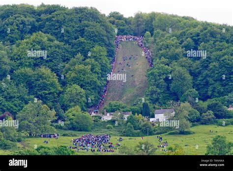 Coopers Hill Cheese Rolling From A Different Angle Showing Just How