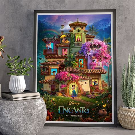 Disney Encanto Poster Encanto Movie Poster Encanto Wall Art | Etsy India