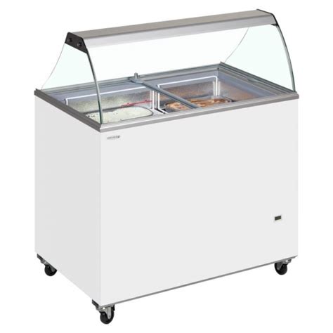 Tefcold Ic Sc Pan Ice Cream Display Commercial Refrigeration