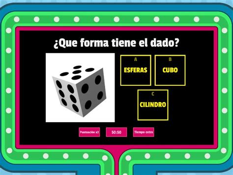 CUERPOS GEOMETRICOS Gameshow Quiz