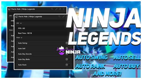 Ninja Legends Facts Script Autofarm Auto Buy Auto Sell And More