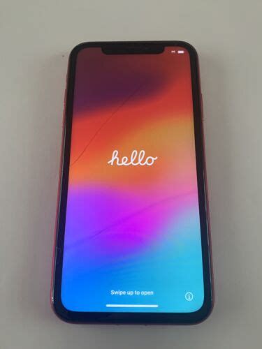 Used Apple Iphone Xr Gb Red Unlocked Ebay