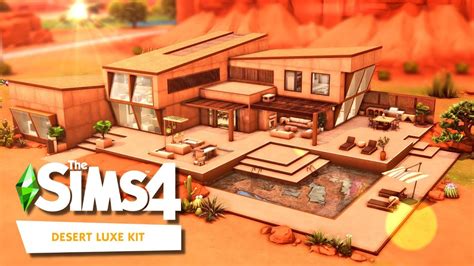 Desert Luxe Mansion The Sims 4 Speed Build No Cc Youtube