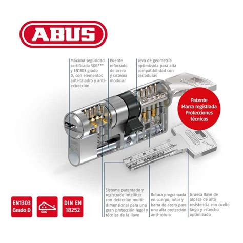 Cilindro Abus Bravus Mx Pro Magnet Cerradura Plus