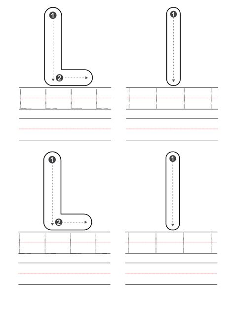 Letter L Coloring Pages Preschool