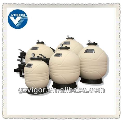 Top Mount Sand Filter Tank With 360 Degree Rotation Valve Fiberglass Sand Filter High Quality