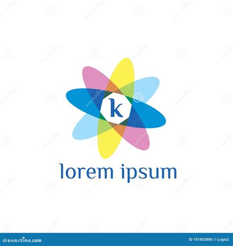 K Letter Fashion Logo Vector for Boutique. Summer Beach Brand Identity