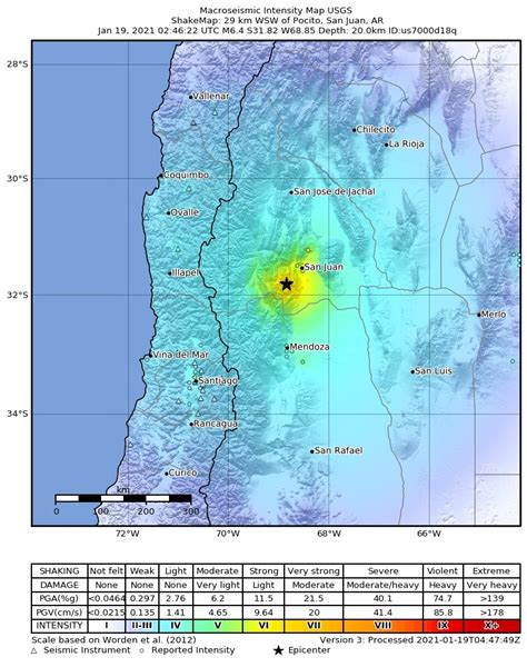 Un Terremoto De Magnitud Sacude Argentina Internacional