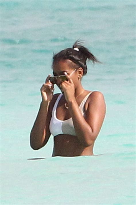 Natasha Obama In White Bikini Gotceleb