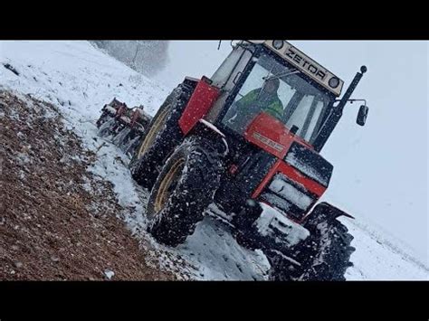 Oporowe Talerzowanie zimą po kukurydzy Zetor Grano system ATW