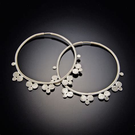 Multi Disk Hoop Earrings Ananda Khalsa