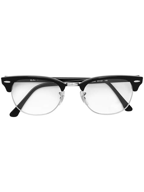 Ray Ban Clubmaster Style Glasses Farfetch