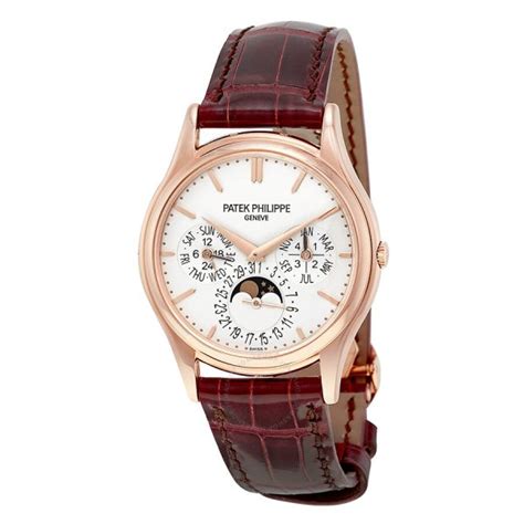 Chape Fake Patek Philippe Grand Complications Silver Dial Kt Rose