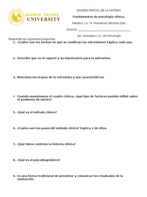 Pdf Examen Parcial De La Materia Dokumen Tips