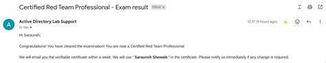 crtp certified red team professional saraunshx