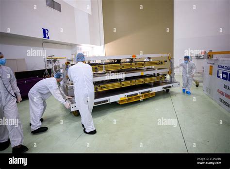 Psyche Solar Array Unboxing A NASA Team Uncrates The Twin Solar Arrays