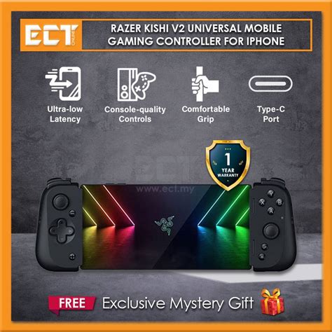 Razer Kishi V Universal Mobile Gaming Controller Android I Phone