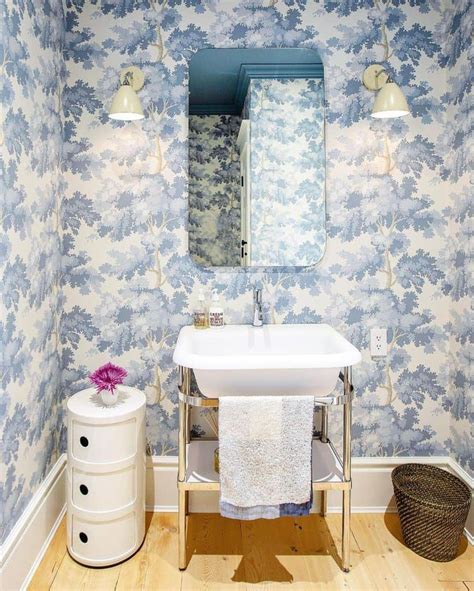 The Top 70 Bathroom Wallpaper Ideas Interior Home And Design