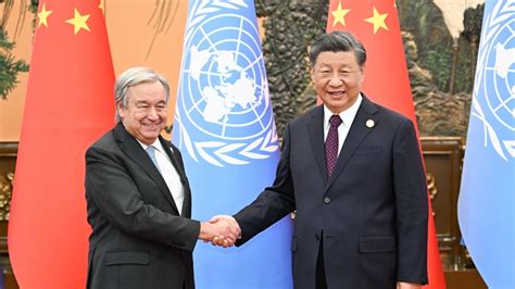 Xi Jinping Meets UN Chief CGTN