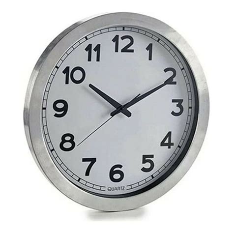 Horloge Murale Argent 60 Cm Leroy Merlin