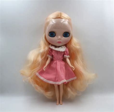 Blygirl Blyth Doll Golden Curly Haired Nude Dolls Common Skin Joint Diy Dolls Can Change The