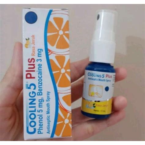 Jual Cooling 5 Plus Obat Paten Semprot Sakit Gigi Sariawan Radang