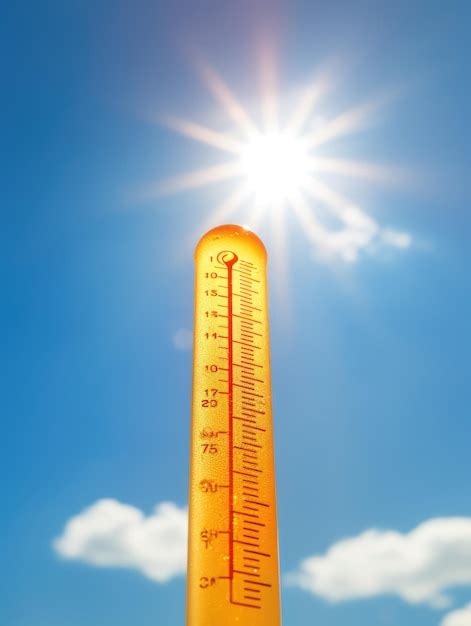 Ola De Calor Sofocante Muestra Ola De Calor Altas Temperaturas De