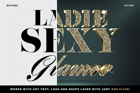 Glitter Gold 3d Text Effect Vol 3 Download Text Style Hyperpix