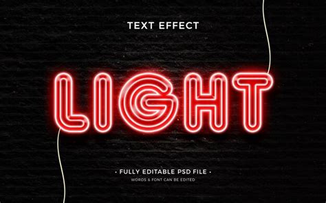 Premium Psd Neon Text Effect