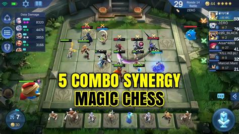 5 COMBO SYNERGY MAGIC CHESS MOBILE LEGENDS THE BEST SYNERGY YouTube