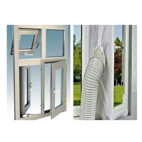 Airlock Window Seal For Portable Air Conditioner 400 Cm Door Soft Cloth Sealing Baffle For