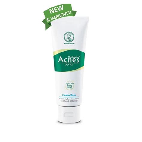 Mentholatum Acnes Anti Bacterial Creamy Face Wash 100g Shopee Singapore