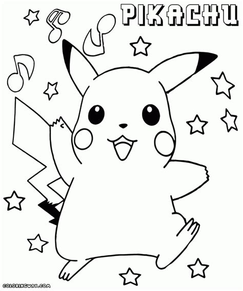 20+ Free Printable Pikachu Coloring Pages - EverFreeColoring.com