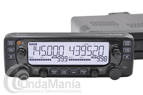 Emisora Doble Banda Vhf Y Uhf Con Banda A Rea Icom Ic E