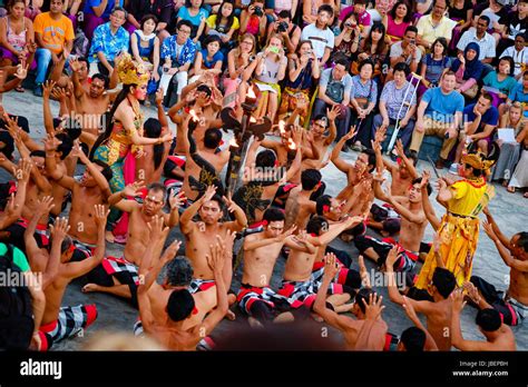 Bali Traditional Kecak Dance Stock Photo Alamy