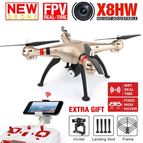 Syma x8hw FPV RC quadcopter RC drone con 2mp Cámara WiFi 2 4g 4ch 6 eje