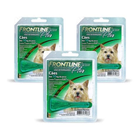 Kit Frontline Plus Caes Ate Kg Pipeta Ml Pulga Shopee Brasil