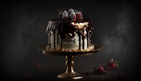 Premium Photo Lavish Cake With Luxurious Ingredients