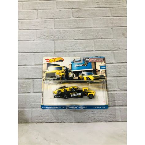 Hot Wheels Premium Team Transport Custom Corvette Stingray Coupe Carry