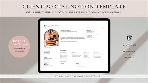 Client Portal Notion Template