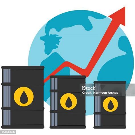 Crude Oil Price Increase Stock Illustration Download Image Now