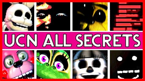 Ultimate Custom Night All SECRETS EASTER EGGS FNAF YouTube