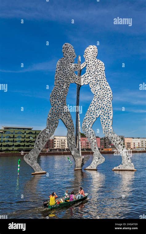 The 30 Metre High Sculpture Molecule Man By Jonathan Borofsky At The