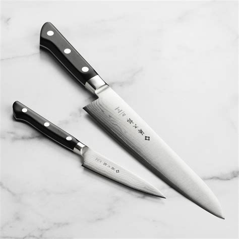 Tojiro DP Damascus Chef's & Paring Knife Set - 2 Piece – Cutlery and More