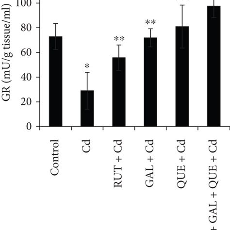 Protective Effect Of Rutin Rut Gallic Acid Gal And Quercetin