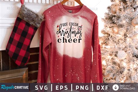 FREE Hot Cocoa Christmas Cheer Graphic By Regulrcrative Creative Fabrica