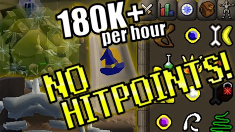 INSANE MAGE XP W NO HITPOINTS 180K XP PER HOUR OSRS MAGE PURE GUIDE