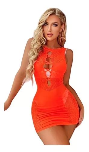 Vestido Tubinho Lingerie Saída praia Festival Sexy Fantasia Parcelamento sem juros
