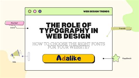 The Role Of Typography In Web Design And How To Choose The Right Fonts