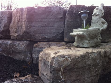 Armour Stone Walls Stoneworks Landscape Construction